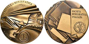 ITALIEN - Rom - AE-Medaille (71mm) 1988 ... 