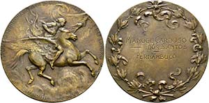 ITALIEN - Turin - AE-Medaille 1911 (60mm) ... 