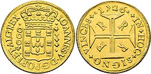Joao V. 1706-1750 - 4000 Reis 1726 Rio de ... 