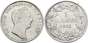 Carl Leopold Friedrich 1830-1852 - Gulden ... 