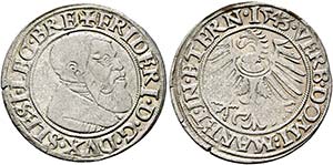 Friedrich II. 1505-1547 - Lot 4 Stück; ... 