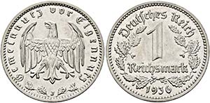 Drittes Reich 1933 - 1945 - 1 Reichsmark ... 