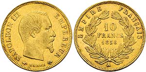 Napoleon III. 1852-1870 - 10 Francs (3,21g) ... 