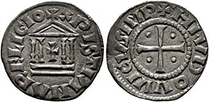 Ludwig der Fromme 814-840 - Denar o.J. ... 