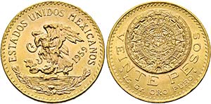 MEXIKO - 20 Pesos (16,64g) 1959 Fr:171 R ... 