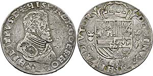 Philipp II. 1555-1598 - 1/2 Ecu Philippe ... 
