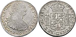 Carlos IV. 1788-1808 - 8 Reales 1808 JP, ME ... 