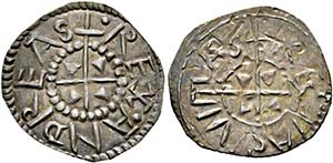 Andreas I. 1046-1060 - Silbermünze (0,63g) ... 