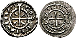 Stephan II. 1116-1131 - Denar (0,4g) Av.: ... 