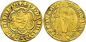 Ludwig I. 1342-1382 - Goldgulden (3,54g) o. ... 