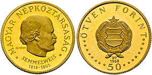 UNGARN - Republik - 50 Forint 1968, 150. ... 