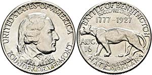 U S A - Half Dollar 1927 Vermont ... 