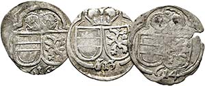 Ferdinand II. 1619-1637 - Lot 3 Stück; 2 ... 