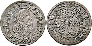 Ferdinand II. 1619-1637 - Lot 7 Stück; 3 ... 