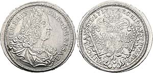 Karl VI. 1711-1740 - 1/2 Taler 1717 ... 