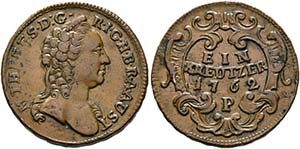 Maria Theresia 1740-1780 - Cu-Kreuzer 1762 P ... 