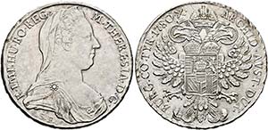 Maria Theresia nach 1780 - Taler 1780 SF ... 