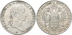 Franz I. (1792)-1806-1835 - 1/2 Taler 1835 A ... 