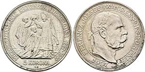 Franz Joseph 1848-1916 - Lot 10 Stück; 5 ... 