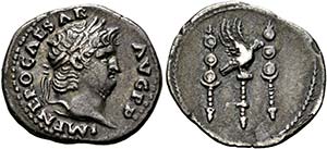 Nero (54-68) - Denarius (3,31 g), Roma, ... 