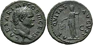 Titus (79-81) - als Caesar 69-79. As (8,78 ... 