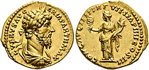 Lucius Verus (161-169) - Aureus (7,23 g), ... 