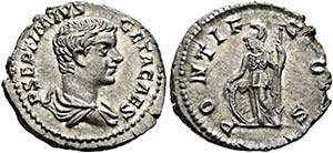 Geta (209-211) - Denarius (3,41 g), Roma, ... 