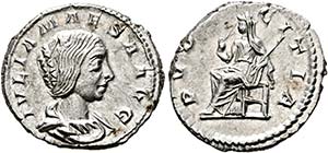 Iulia Maesa (218-224) - Denarius (3,16 g), ... 
