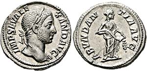 Severus Alexander (222-235) - Denarius (3,43 ... 