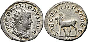 Philippus II. (247-249) - AR-Antoninianus ... 