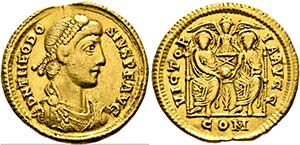 Theodosius I. (379-395) - Solidus (4,43 g), ... 