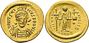 Iustinus I. (518-527) - Solidus (4,45 g), ... 