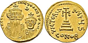 Constans II. (641-668) - Solidus (4,45 g), ... 