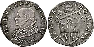 ITALIEN - Vatikan - Hadrian VI. 1522-1523 - ... 