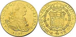 MEXIKO - Karl IV. 1788-1808 - 8 Escudos ... 