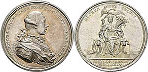 Joseph II. 1765-1790 - AR-Medaille (28,92g), ... 