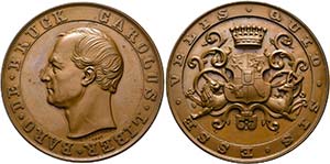 Franz Joseph 1848-1916 - AE-Medaille 1857 ... 