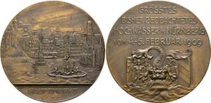 DEUTSCHLAND - Nürnberg - AE-Medaille (50mm) ... 