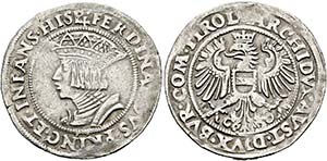 Ferdinand I. 1521-1564 - Pfundner o. J. Hall ... 