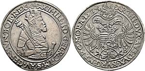 Maximilian II. 1564-1576 - Taler 1574 KB ... 