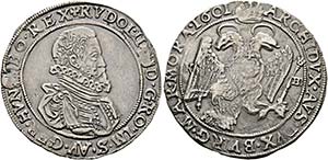 Rudolf II. 1576-1612 - 1/2 Taler 1601 KB ... 