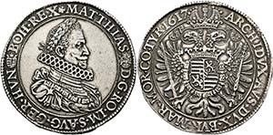 Matthias (1608)-1612-1619 - Taler 1617 KB ... 