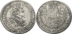 Ferdinand III. 1637-1657 - Taler 1651 Graz - ... 