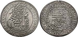 Leopold I. 1657-1705 - Taler 1698 Hall Mm. ... 