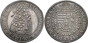 Leopold I. 1657-1705 - Taler 1699 Hall Mm. ... 