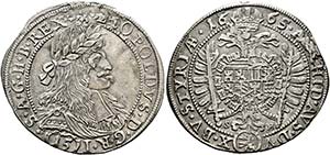 Leopold I. 1657-1705 - 15 Kreuzer 1665 S-H ... 