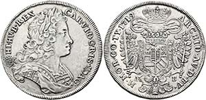 Karl VI. 1711-1740 - 1/2 Taler 1719 KB ... 