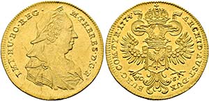 Maria Theresia 1740-1780 - Dukat (3,48g) ... 