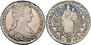 Maria Theresia 1740-1780 - 1/2 Taler 1743 KB ... 