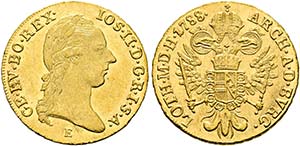 Josef II. 1765-1790 - Dukat (3,49g) 1788 A ... 